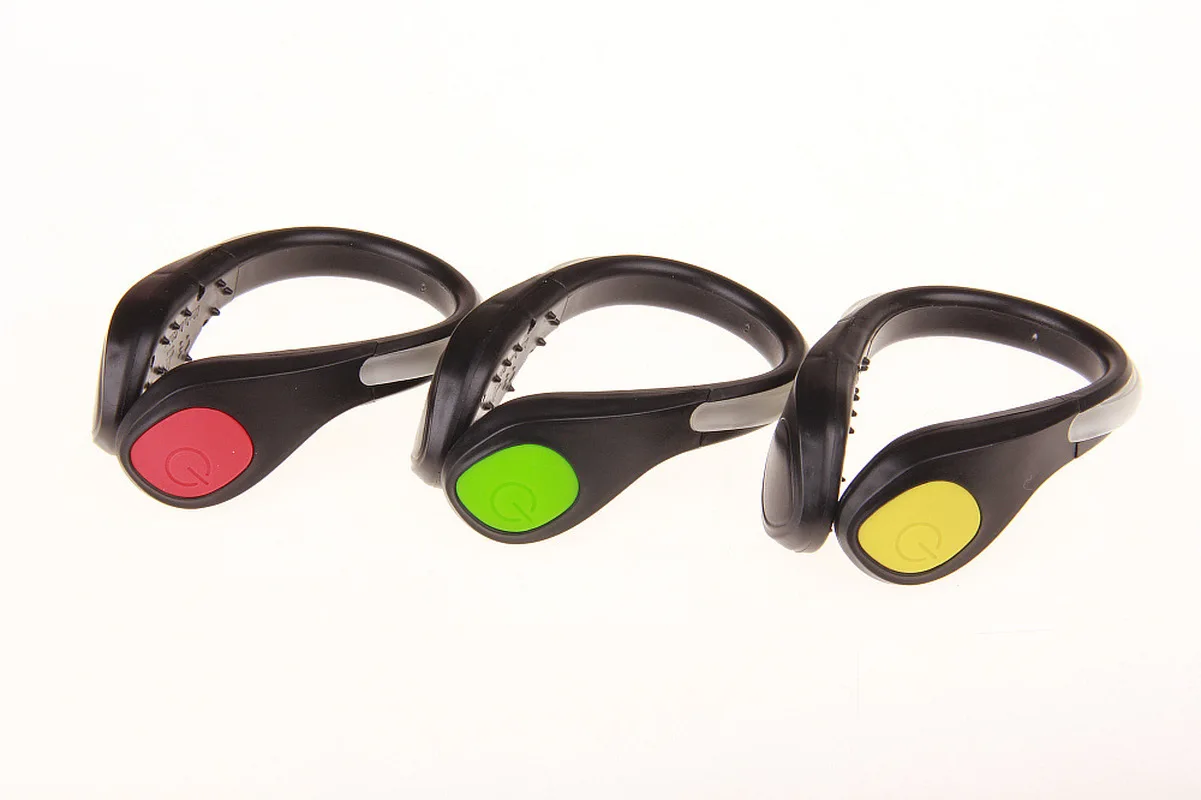 LED Luminous Shoe Clip Outdoor Bicycle LED Luminous Night Running Shoe Safety Clips Cycling Sports Warning Light Safety