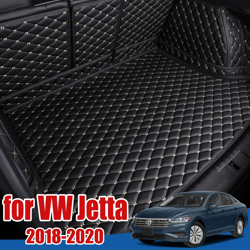 Багажнике лоток протектор для пола Volkswagen Jetta (Фольксваген Джетта) A7 Mk7 2018 2019 2020 Коврики багажника коврик в