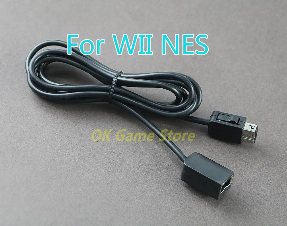 1Pc Extension Cable Game 1.8M Black Gamepad Extender Cord Per Nintend Snes Classic Mini Controller Per Nes Per Controller Wii