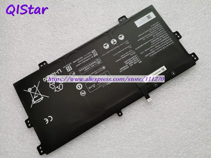QISTAR 11,46 V 3665mAh подлинный HB30B1W8ECW-31 Аккумулятор для ноутбука huawei