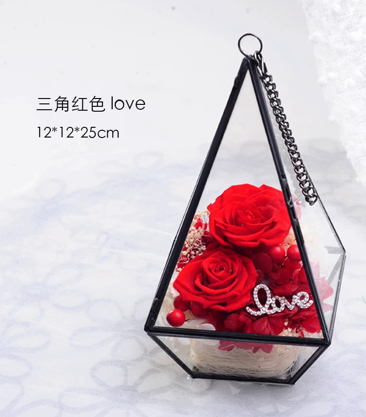 Touch lover импортные розы, цветок бессмертный, сделай сам, стеклянные украшения, День Святого Валентина, подарок на день рождения, настоящие цветы