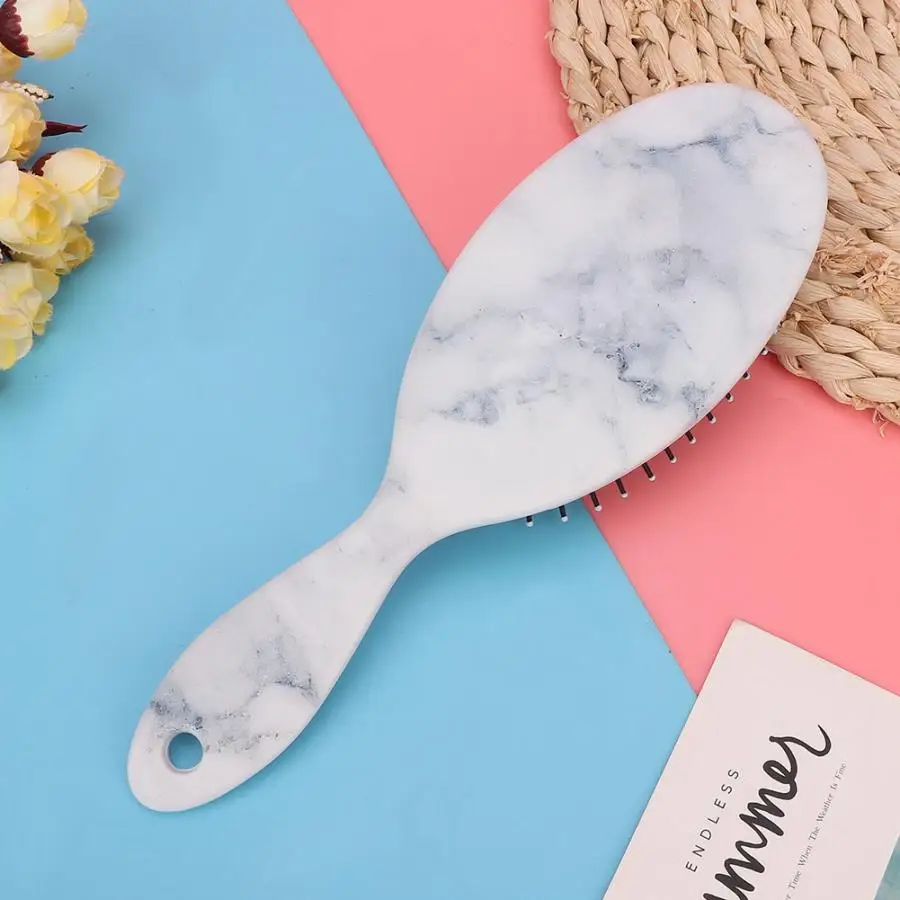 Профессиональная Антистатическая расческа для волос Marbling Массажная расческа для завивки прямая кисть для волос Массажная расчески для салона инструмент для укладки волос