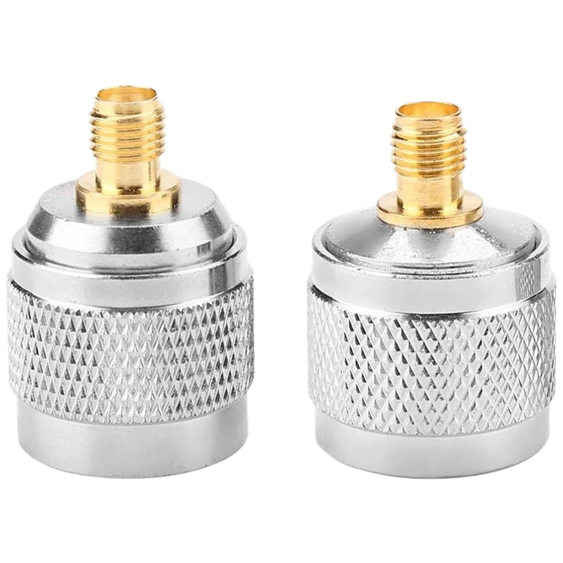 New-2Pcs типа N штекер SMA женский коаксиальный адаптер тестовый преобразователь RF