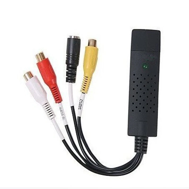 U TV F007 USB 2 0 Захват видео адаптер чипсет F 007 DVD VHS S Видео Аудио ЗАХВАТ конвертер для