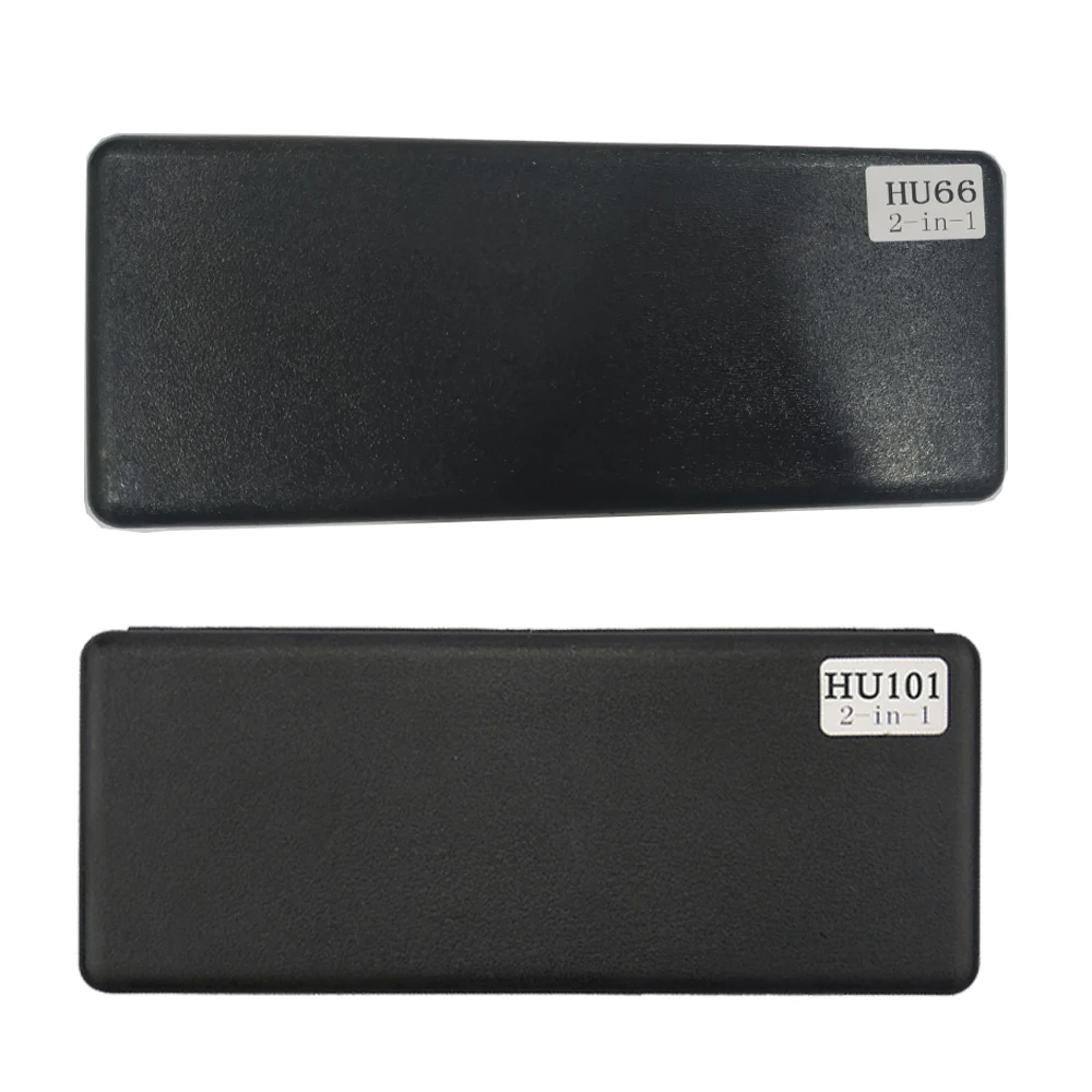 OkeyTech Lishi 2 в 1 HU66 HU101 Слесарные Инструменты Профессиональный инструмент для автомобиля декодер Ganzuas Profesionales пустой ключ лезвие Origina