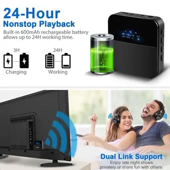 

CSR8675 Aptx HD LL Bluetooth 5.0 Audio Transmitter Wireless TV Dongle Stereo Adapter PC Car Receiver SPDIF 3.5mm AUX RCA Ja O5N1