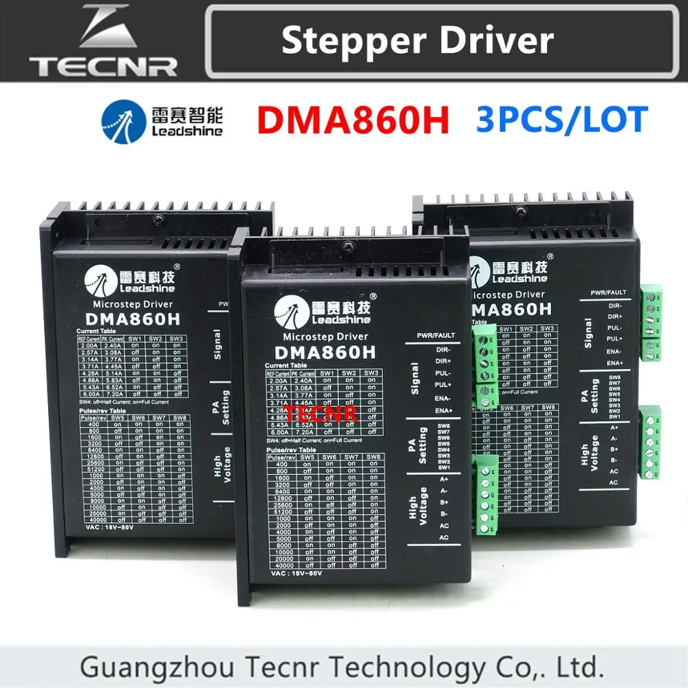 Leadshine Stepper Driver DMA860H Max 80 VAC or 110 VDC Stepping Motor for sale online 