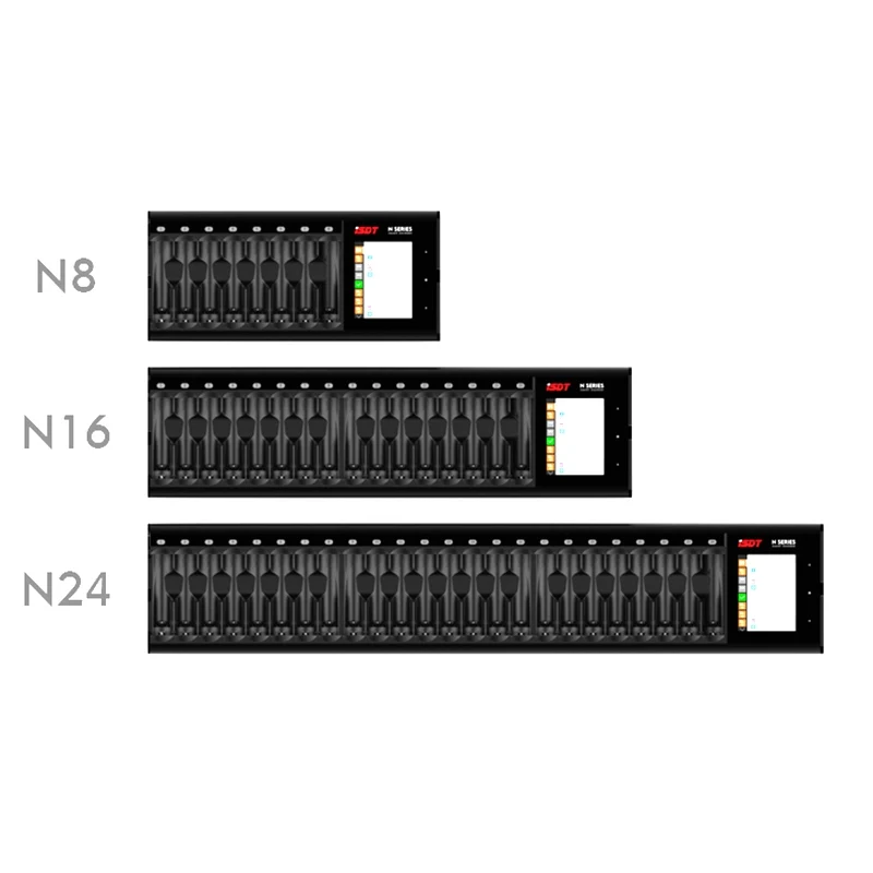 ISDT N серия N8 N16 N24 независимое многоканальное Быстрое интеллектуальное зарядное