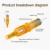 BIOMASER Hot Sale 10pcs Одноразовый Полупостоянный Макияж Татуировки Картридж Иглы RL/RM/M1/RS Татуировки Пистолет Поставки 1RL/3RL/5RL/7R