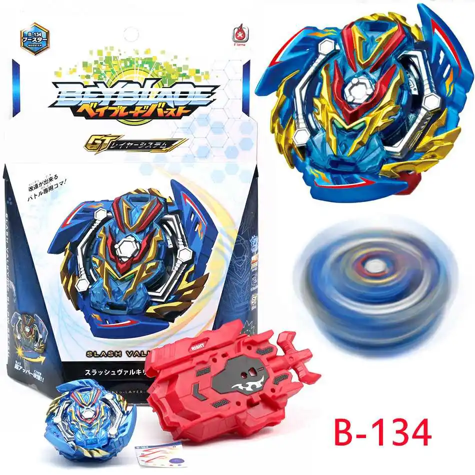 Все стильные Beyblade Burst Bey Blade Blades Bayblade оригинальные игрушки с высоким борющимся верхом из металла Fusion God Spinning B-144 Новинка - Цвет: B134