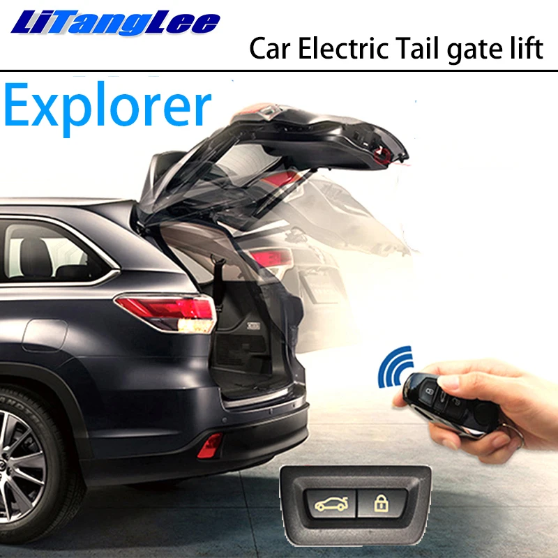 Litanglee Auto Elektrische Tail Gate Lift Kofferbak Achter Deur Assist System Voor Ford Explorer U502 2011 ~ 2020 Originele Sleutel afstandsbediening Litanglee Auto Elektrische Tail Gate Lift Kofferbak Achter Deur Assist System Voor Ford Explorer U502 2011 ~ 2020 Originele Sleutel afstandsbediening