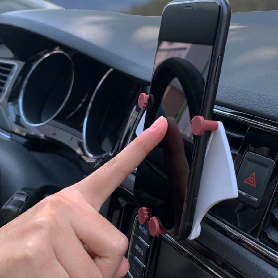Мультяшная летучая мышь Автомобильный держатель для телефона вентиляционное отверстие держатель для телефона в машину на приборную панель для iPhone Xiaomi держатель в автомобиле