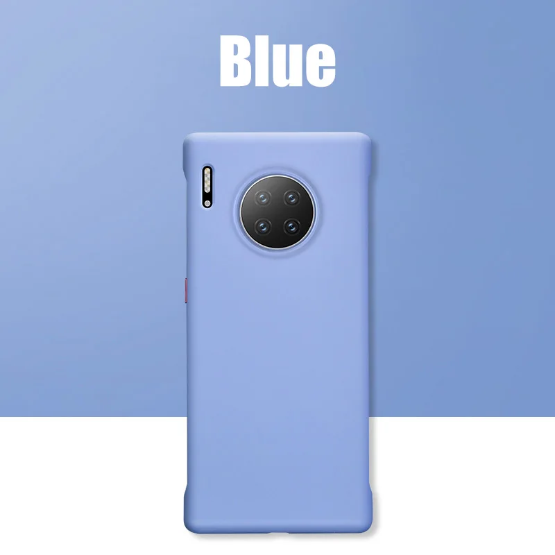 Чехол для телефона ZNP для huawei mate 20 10 30 P10 P20 P30 Pro Lite P Smart Z, жидкий силиконовый чехол для Honor 8x9 10 20 Lite Play - Цвет: Синий
