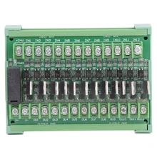 DC12-36V 12-Channel PLC Signal Amplifier Board Isolation Relay Module NPN Input PNP Output 100% new and original xbe ry16a ls lg plc 16 point relay output