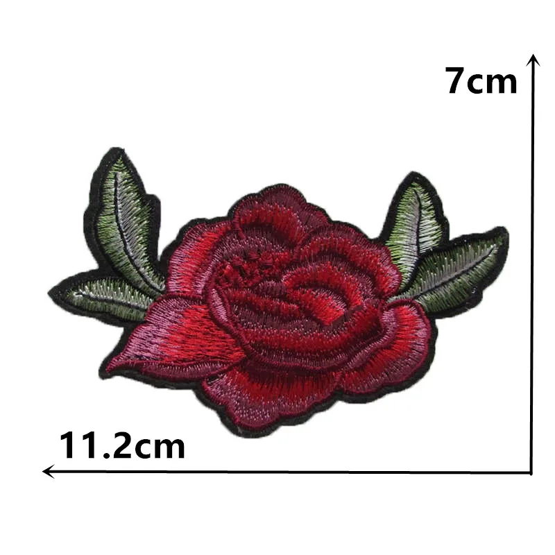 5PCS SALE Модный мультяшный сливовый узор термоплавкий клей железо без заплаток Швейные значки для вышивки DIY принадлежности аксессуары 1~ 30 шт для продажи - Цвет: 5PCS SALE