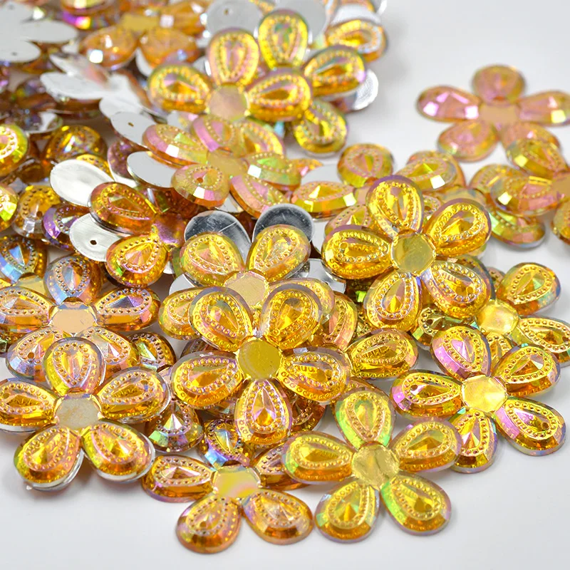 30mm-Big-Size-Sewing-Rose-AB-Flowers-Acrylic-Rhinestones-Flatback-Gems-Sew-On-Strass-Mix-Color (1)