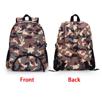 

Boys Girls School Bag Travel Kids Primary Students Backpack Outdoor Rucksack Kindergarten Children Casual Camouflage Print Nylon