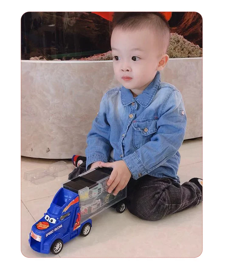 Контейнерный автомобиль детская модель игрушечный автомобиль 4 из металла гоночный автомобиль мальчик игрушка ВОИН