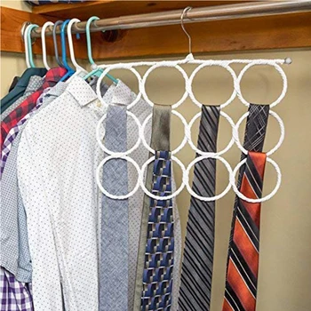 

Multifuction Storage Rack Tie Belt Organizer Cloth Rack Multilayer Storage Scarf Tie Rack Hanger Layered Clothes Leggings