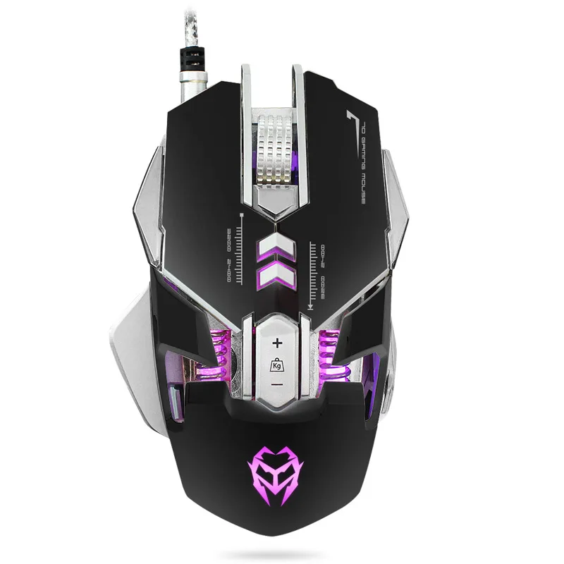 

G560 Professional Mechanical Adjustable Led Optical 7 Buttons Programmable Gaming Usb Wired Macros Games Cable Mouse Mice