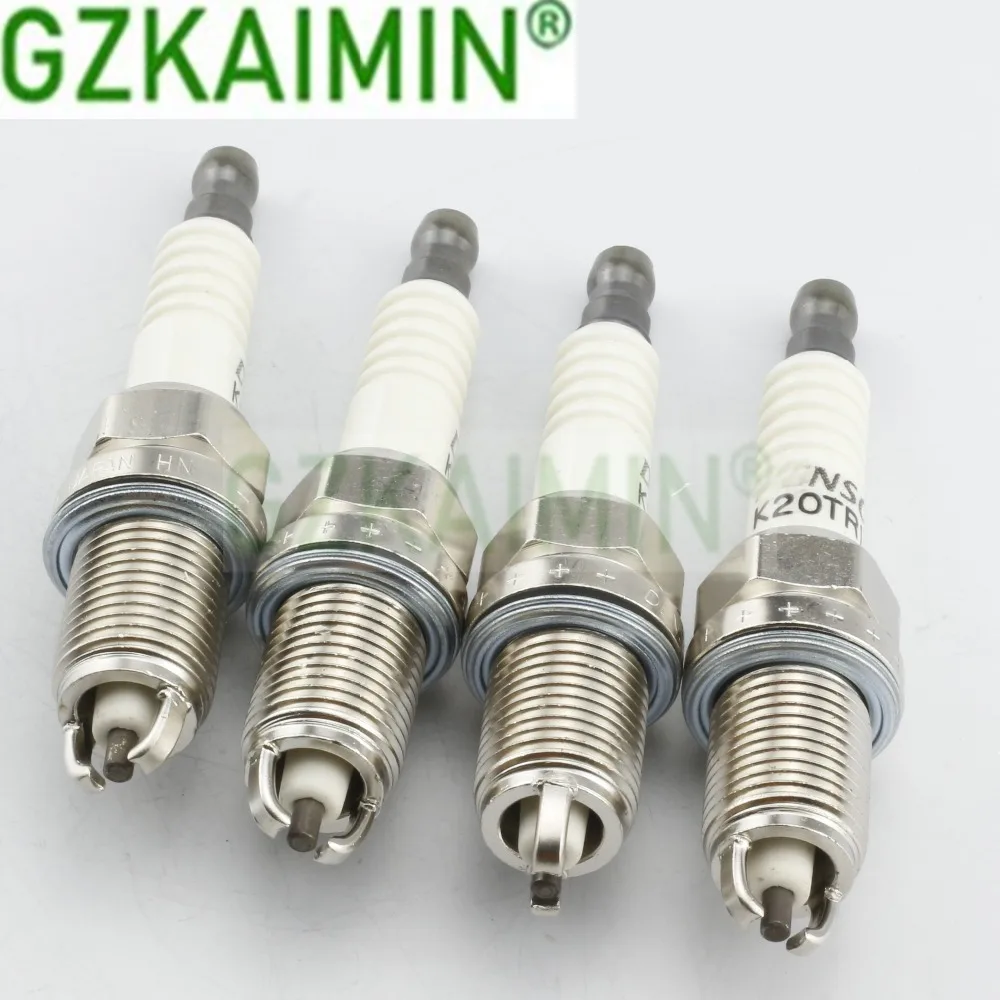 4 шт. высококачественные автомобильные свечи OEM K20TR11 90919-01198 для Camrys Corollas