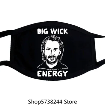 

Big Wick Energy-Keanu Reeves Mask Casual Washable Reusable Mask for Unisex Black