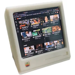 McIntosh TV pequeña de 3,8 pulgadas, ordenador Retro de 1200x1080, pantalla externa de Monitor, ornamento de escritorio