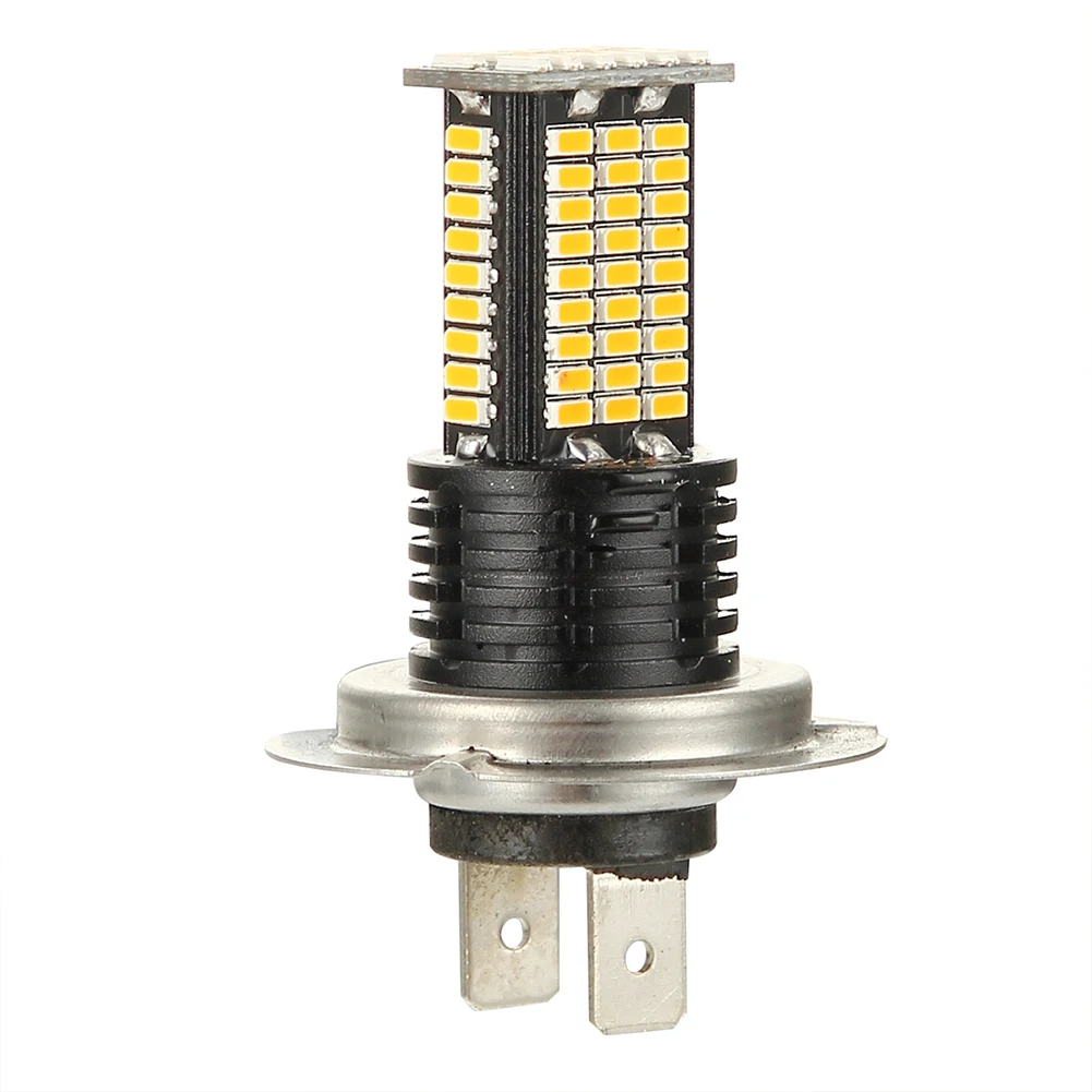 2 шт. H7 84SMD 3000K Замена автомобиля светодиодный противотуманный свет лампы Авто ходовая лампа автомобильные аксессуары
