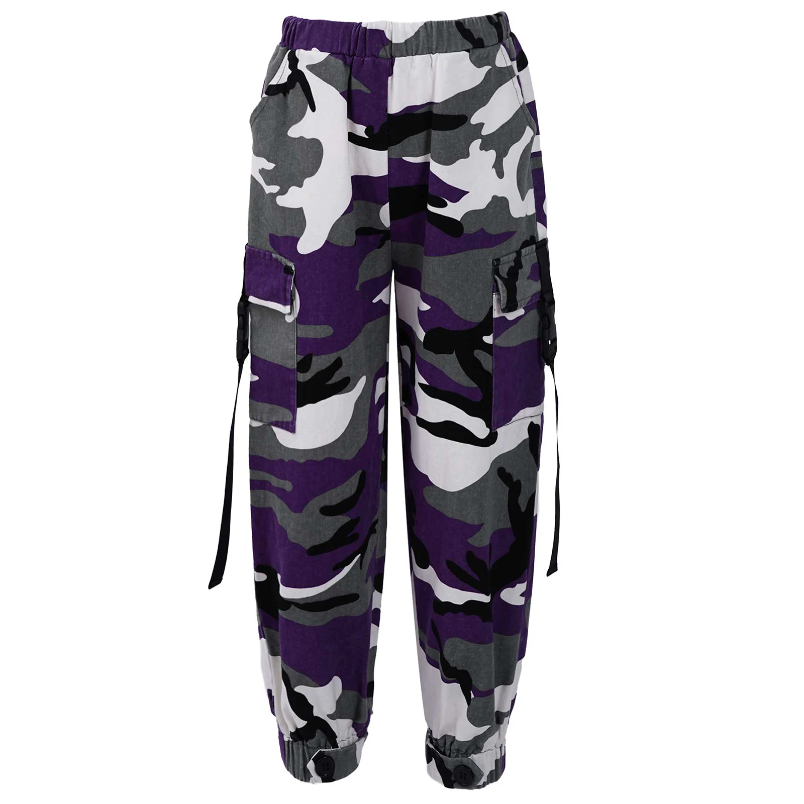 

Children Clothes Girls Cargo Jogger Pants Fashion Camouflage Trousers Kids Sweatpants For 6-14 Years Teenage Girls Clothing