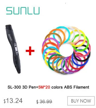 SUNLU 3d принтер Ручка SL-300 DIY подарок С UK EU US Plug 8 цифровой контроль скорости для рисования и DIY