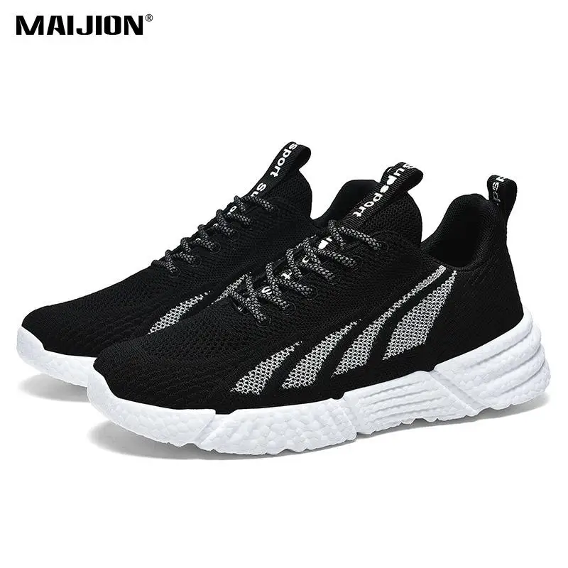 

Fashion luminous Running Shoes Non Slip Shock Absorption Mans Sport Shoes Lace-Up Sneakers