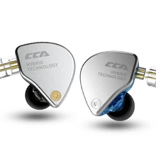 CCA CA4 1BA+ 1DD Гибридный в ухо наушник HIFI монитор Спорт Бег этап IEM 2 Привод гарнитура съемный 2Pin кабель CCA C10