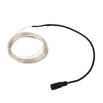 

20M 200 LEDs Silver Wire String Fairy Light Christmas Outdoor Decor LED String Lights Wedding Party Lighting DC12V 9 Colors