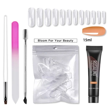 

2020 New Nail Gel Set Quick Building Kit UV Gel Nail Polish Manicure File Brush Nail Tool