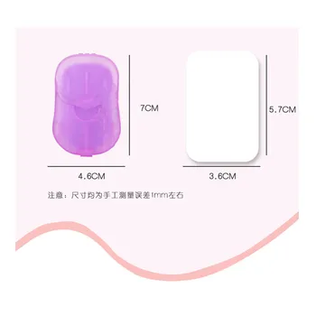 

20pcs Bleach Fertilizer Soap Paper Portable Fruit Soap Flower Paper For Random Colors Soap Travel Mini Scented Soap Flower