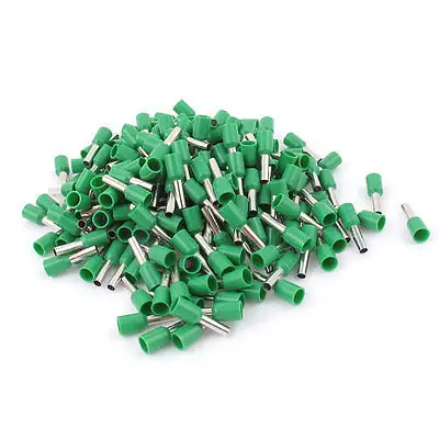 

200pcs AWG14 Wire Copper Crimp Connector Insulated Ferrule Terminal Green