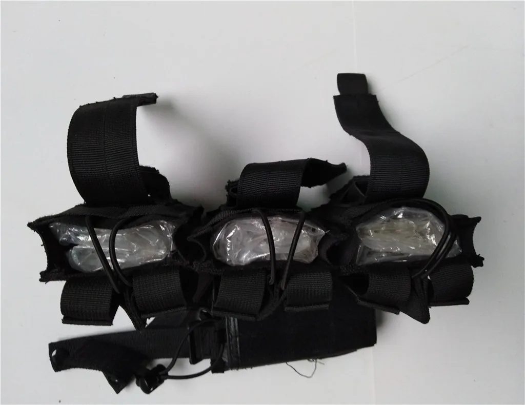 Охота на открытом воздухе мульти-функциональные тактические тройной Дэн jia дай двойной Слои CS полевых операций 3-Катушка Дэн jia дай