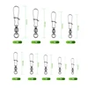 DNDYUJU 5/10Pcs Stainless Steel Fishing Connector Swivels Interlock Rolling With Hooked Bearing Fishhook Lure Tackle Accessories ► Photo 3/6