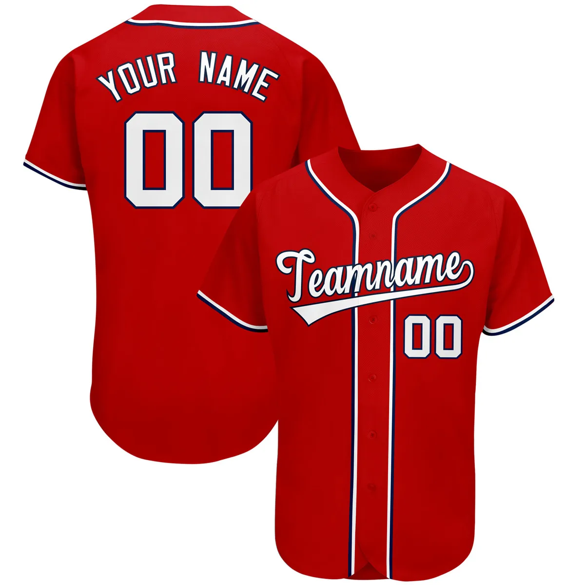 Popular Baseball Jersey Personalized Print Team Name,Number Breathable V-neck Streetshirts Button-down for Male/Women/Kid