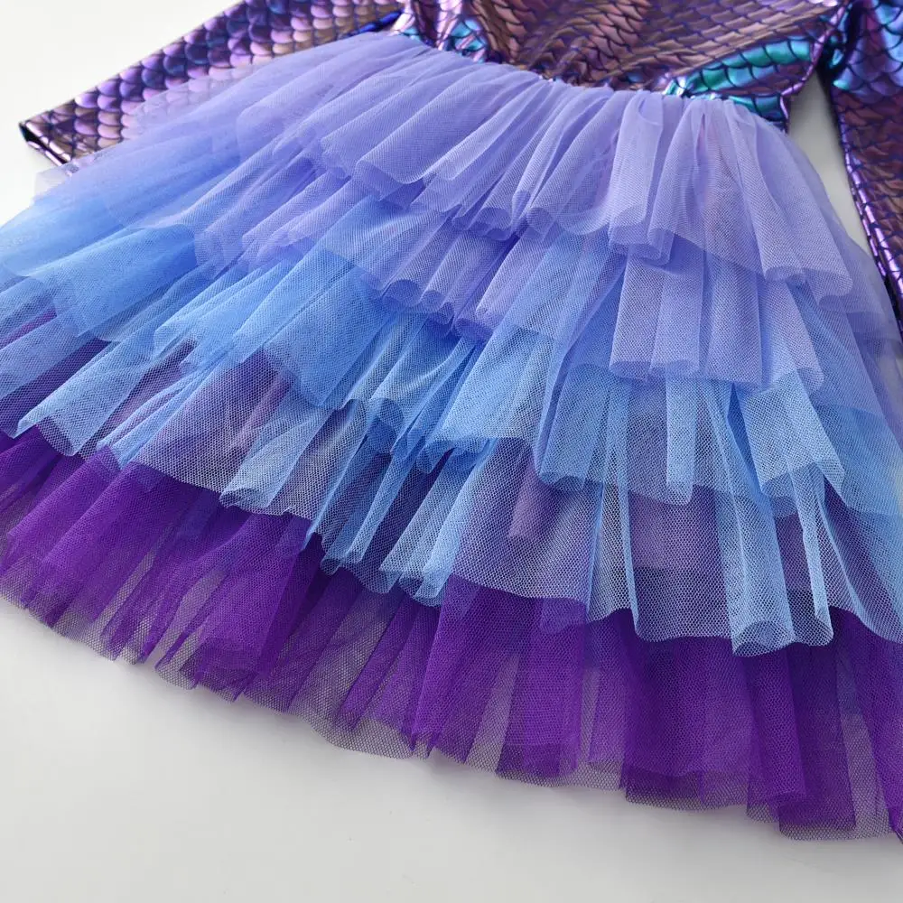 Girls Dresses Princess Costumes Kids Clothes For Girls Autumn Wedding Birthday Party Christmas Tutu Vestidos
