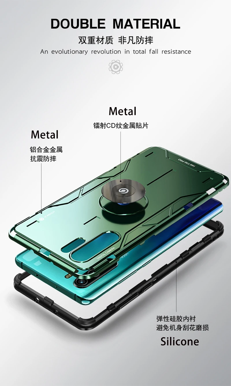 Магический бронированный металлический алюминиевый чехол для huawei P30 Pro mate 30 20 Pro Чехол Мягкий Силиконовый противоударный чехол для huawei Nova 5 Pro Capa