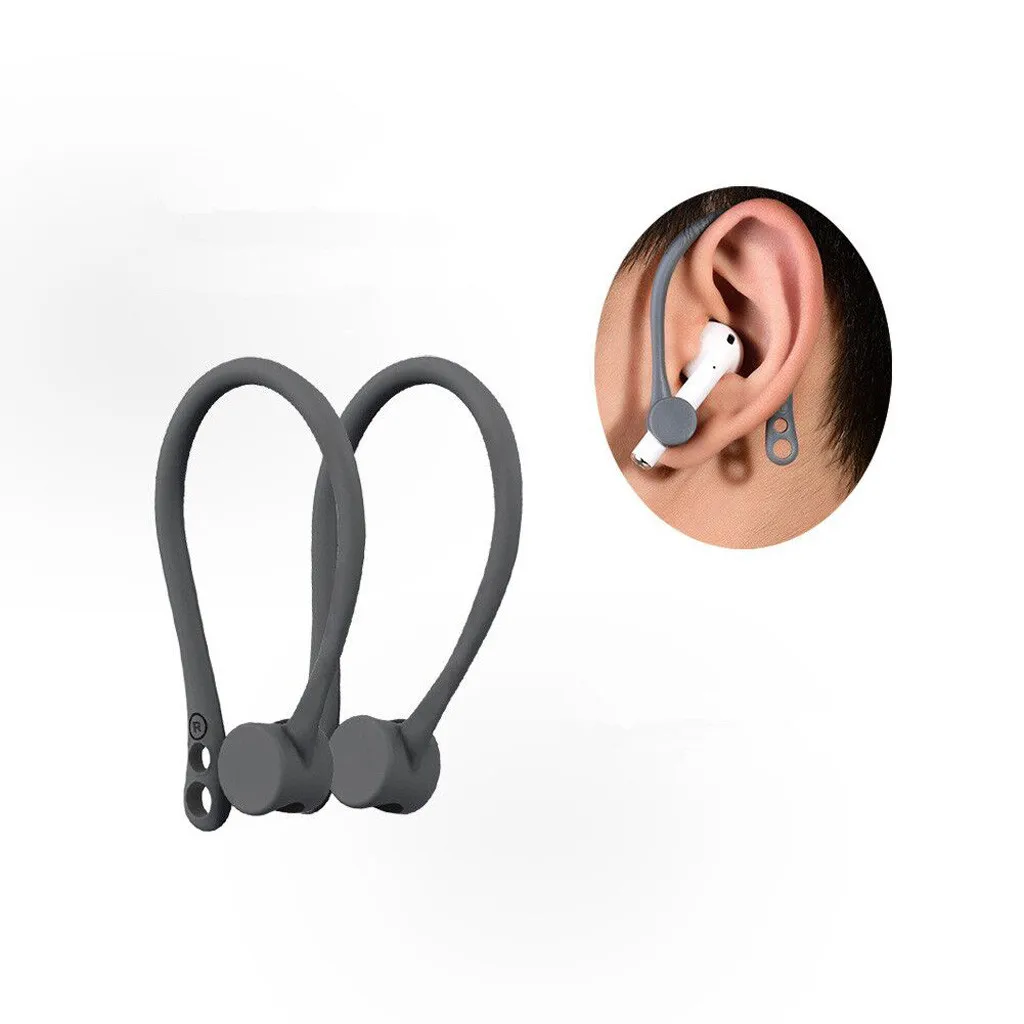 Подвеска в виде наушников для Apple AirPods 1 и 2 Легкое прочное комфортное устройство мягкие устойчивые к потерям Аксессуары#10