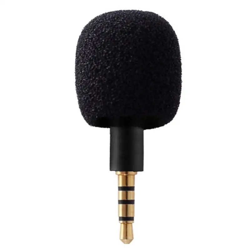 Portable Mini Microphone Mic 3.5mm Aux 4 Pole Metal Capacitance Microphone for Mobile Phone Computer Laptop PC Recording bluetooth microphone Microphones