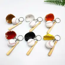 

Creative Key Holder 2Pcs Decoration Baseball Key Holders Three-dimensional Pendant Decorations Keychain Toy Home Storage