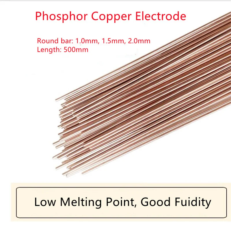 1KG Messing Schweißen Stange Phosphor Kupfer Elektrode Schweißen Draht Löten Stange Keine Notwendigkeit Solder Pulver Schweißen Stangen – Detail 2