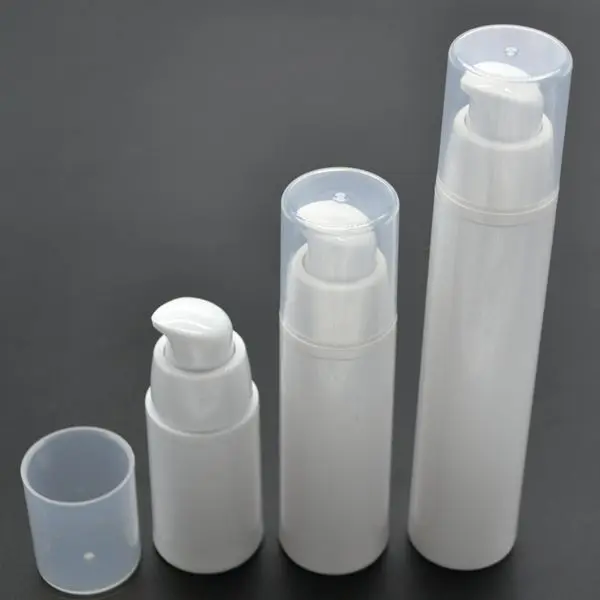 

10pcs 15ml 30ml 50ml Empty Plastic Lotion Sub-Bottling With PP Vacuum Pump Serum Bottles Refillable Cream Airless Bottle