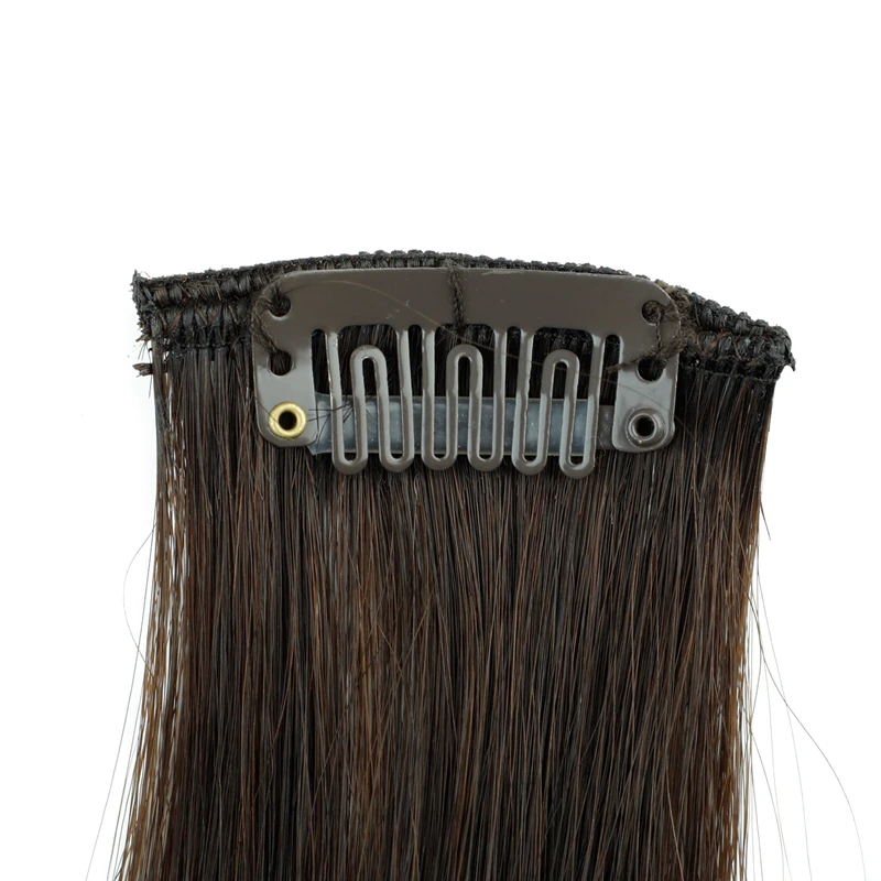 Leshine Double Drawn Remy Clip In On Human Hair Extensions 14‘’16‘18‘ 7pcs 16 Clips Natural Straight Clip Ins Fast Deliver