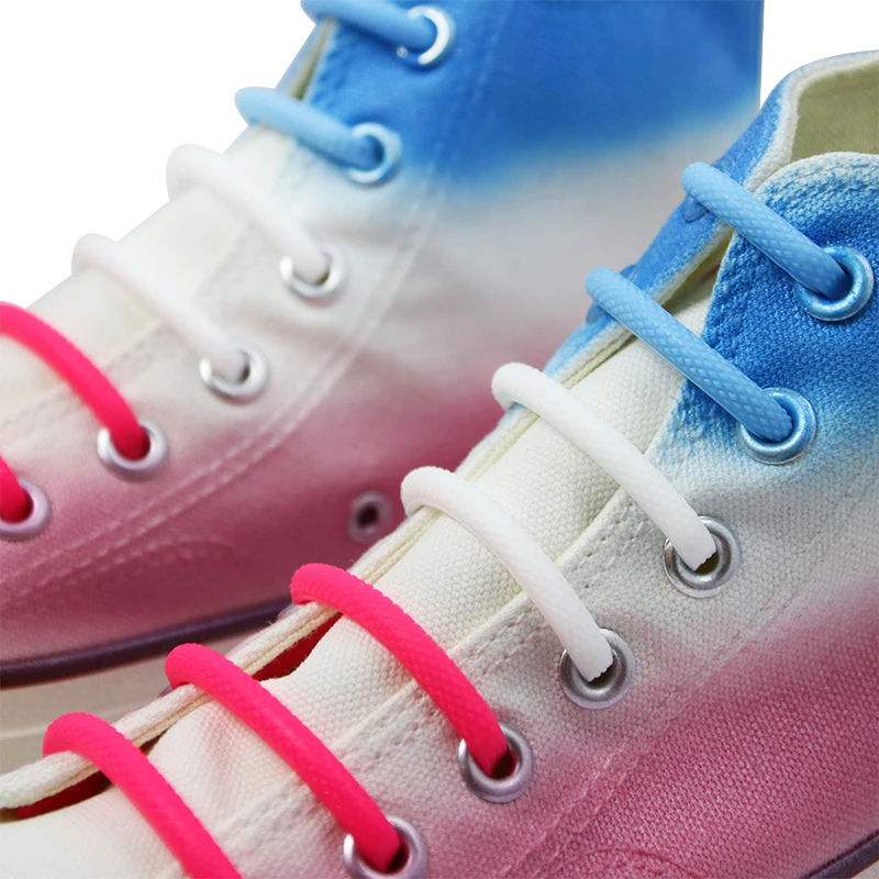 

Semicircle Silicone ShoeLaces Elastic No Tie Shoelaces Cordones Elasticos Zapatillas Deportivas for Men Women Shoe Sneaker