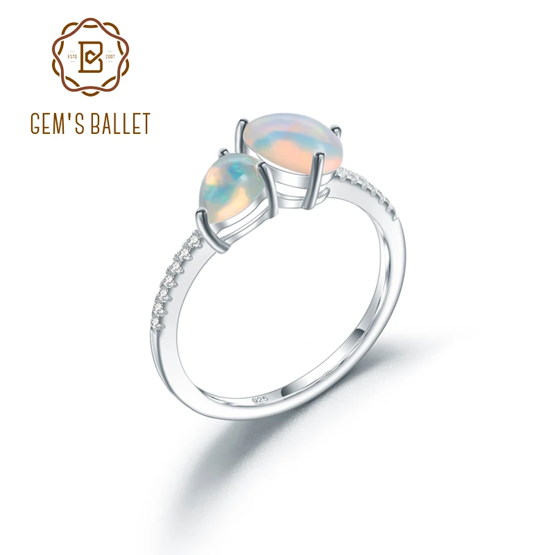 Женское кольцо GEM'S BALLET ювелирное изделие из стерлингового серебра 925 пробы с