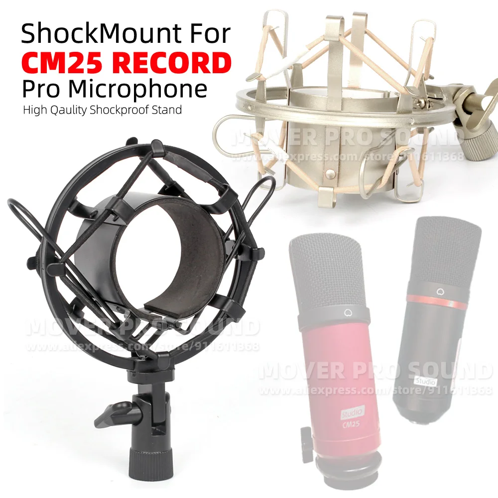 

Suspension ShockMount Mic Stand Holder Shockproof Recording Spider Bracket For Scarlett Studio CM25 CM 25 Microphone Shock Mount